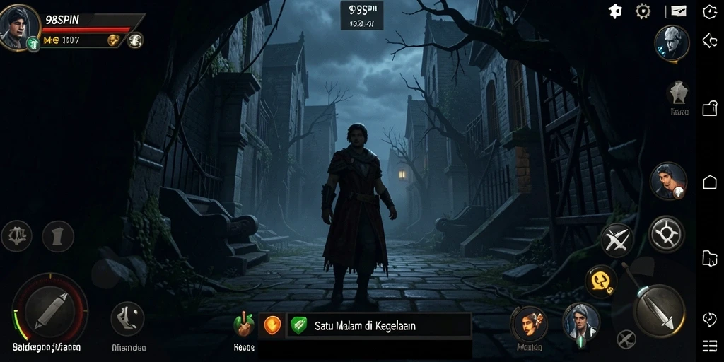 Gameplay menakutkan di 98SPIN dengan suasana mencekam.