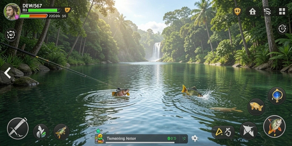 Tangkapan ikan yang spektakuler dalam gameplay DEWI567.