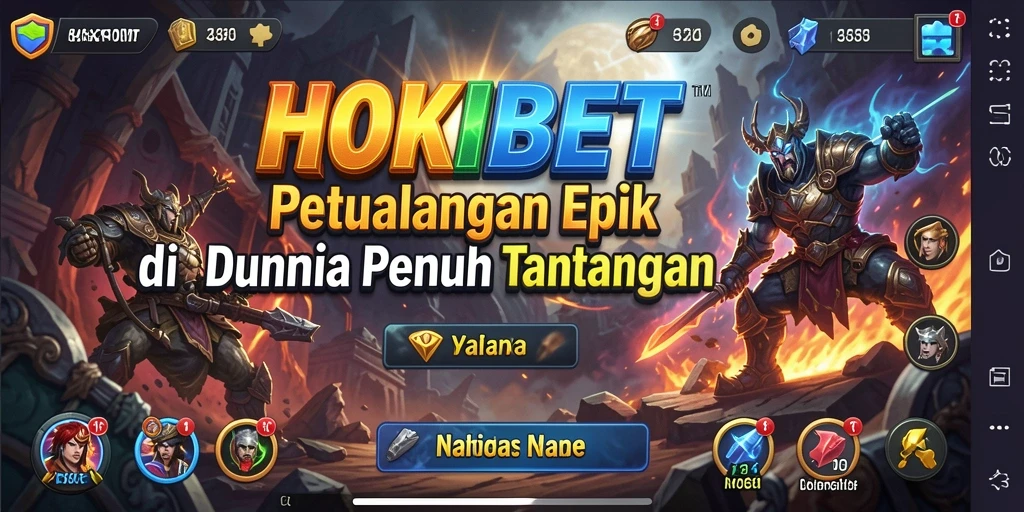 Tampilan gameplay HOKIBET yang mendebarkan dan penuh tantangan.