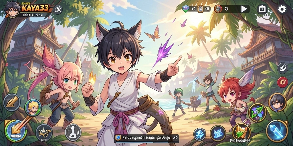 Tampilan aksi seru dalam gameplay KAYA33 yang memukau.