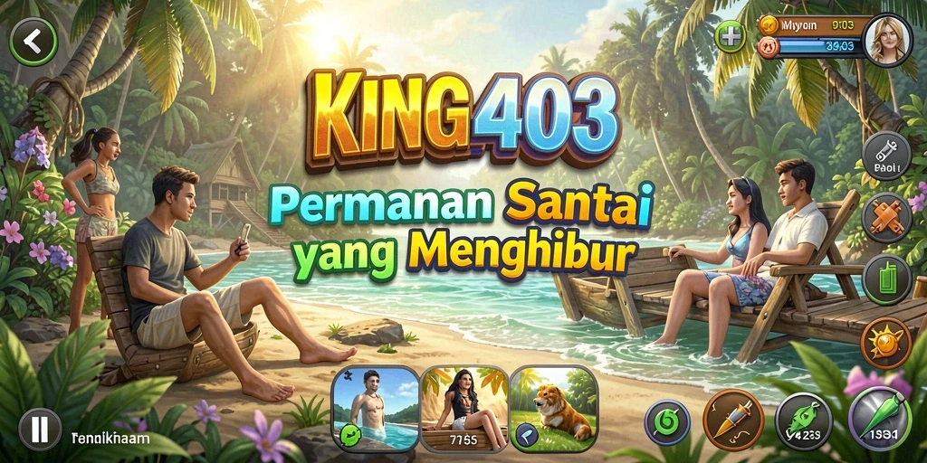 Tampilan gameplay KING403 yang seru dan menghibur.