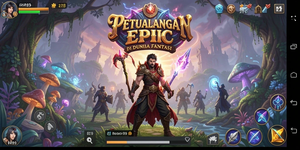 Screenshot gameplay RR89 yang menampilkan petualangan epik.