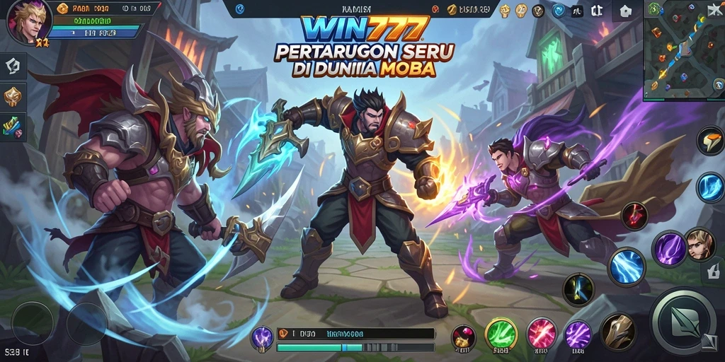 Tangkapan layar dari gameplay mengasyikkan WIN777 dalam pertarungan langsung.